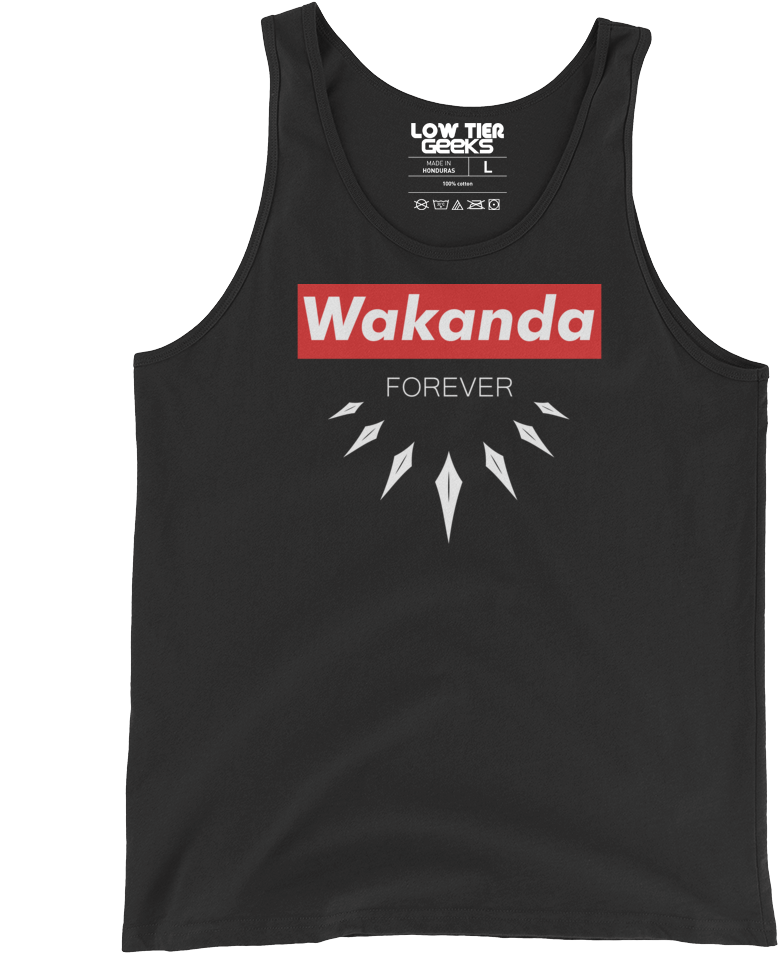 Wakanda Forever Classic Tank Top - Active Tank Clipart (778x953), Png Download