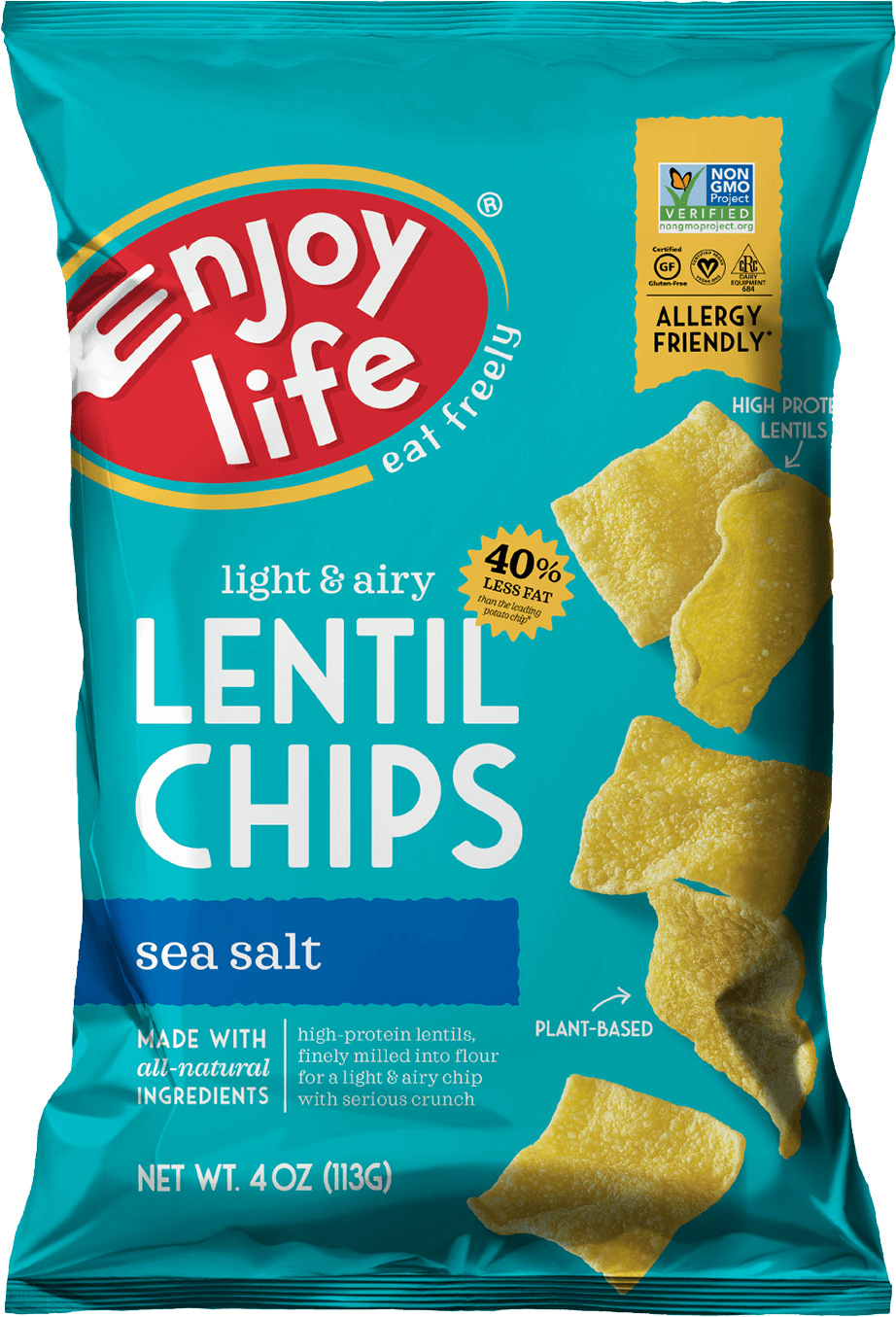 Enjoy Life Lentil Chips Clipart (1550x1550), Png Download
