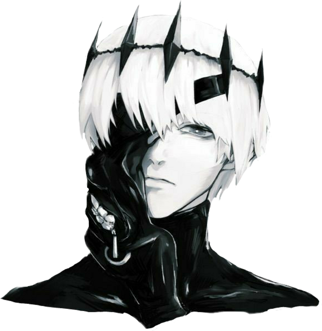 #kaneki #ken #tokyo #ghoul - Kaneki One Eyed King Mask Clipart (1024x1052), Png Download