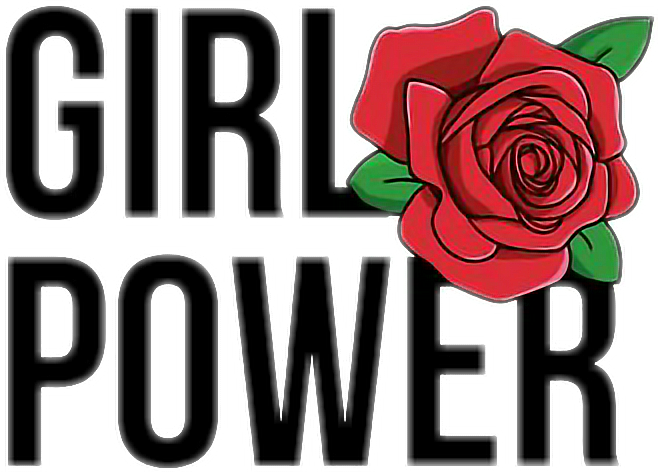 Sticker Tumblr - Girl Power Logo Transparent Clipart (658x472), Png Download