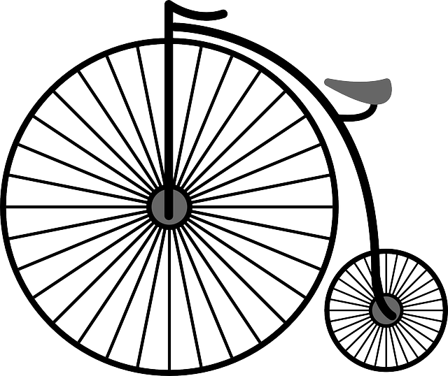 Big Ferris Wheel Transparent Background - Penny Farthing Clipart - Png Download (640x538), Png Download