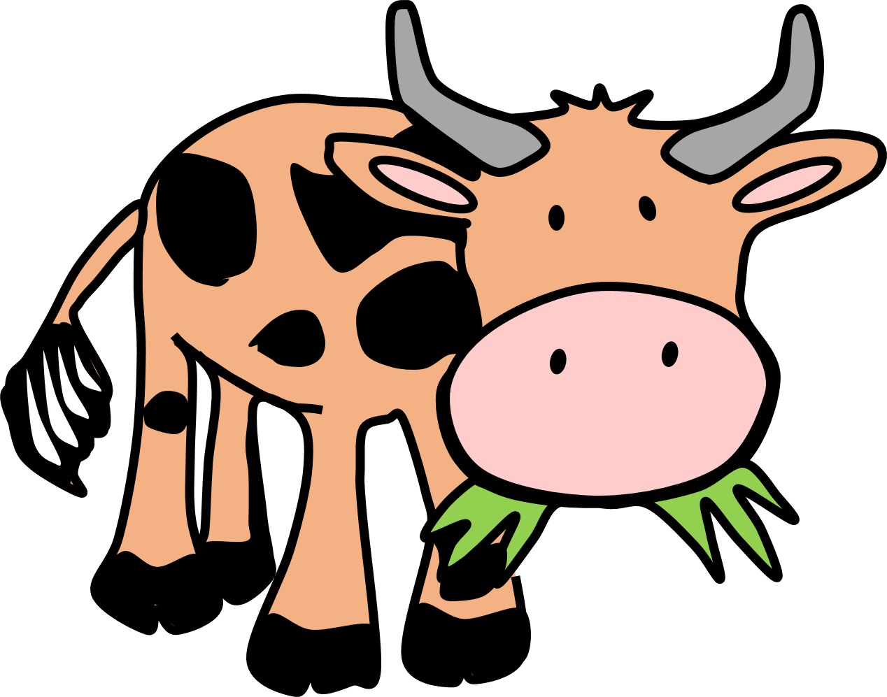 Farm Animals Clip Art - Sometimes The Grass Is Greener On The Other Side Because - Png Download (1268x997), Png Download