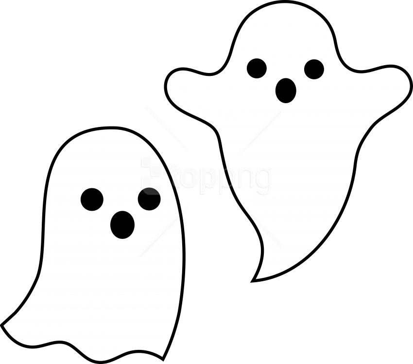 Free Png Download Ghost Clipart Png Photo Png Images - Halloween Ghost Clipart Transparent Png (850x748), Png Download