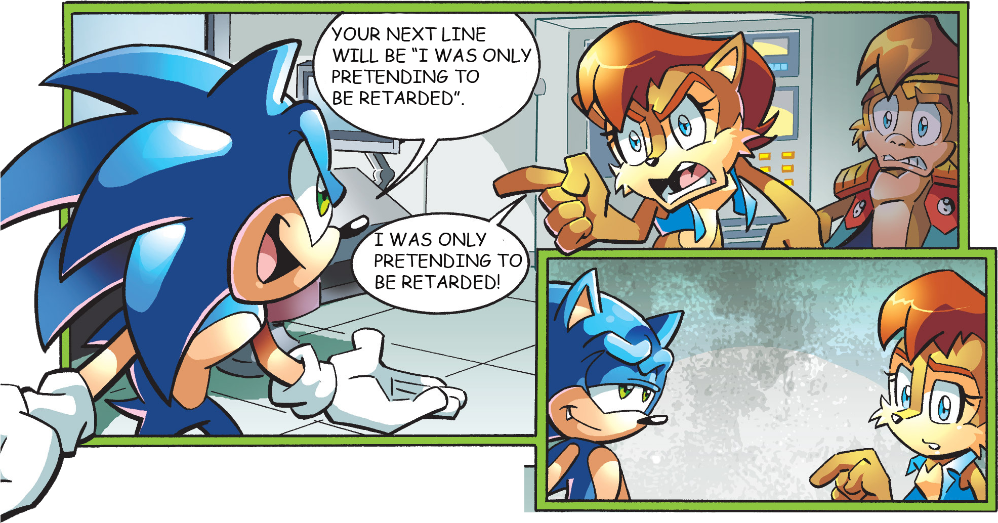 Sonic The Hedgehog "glory" Joseph Joestar Approves - Your Next Line Will Clipart (1972x1034), Png Download