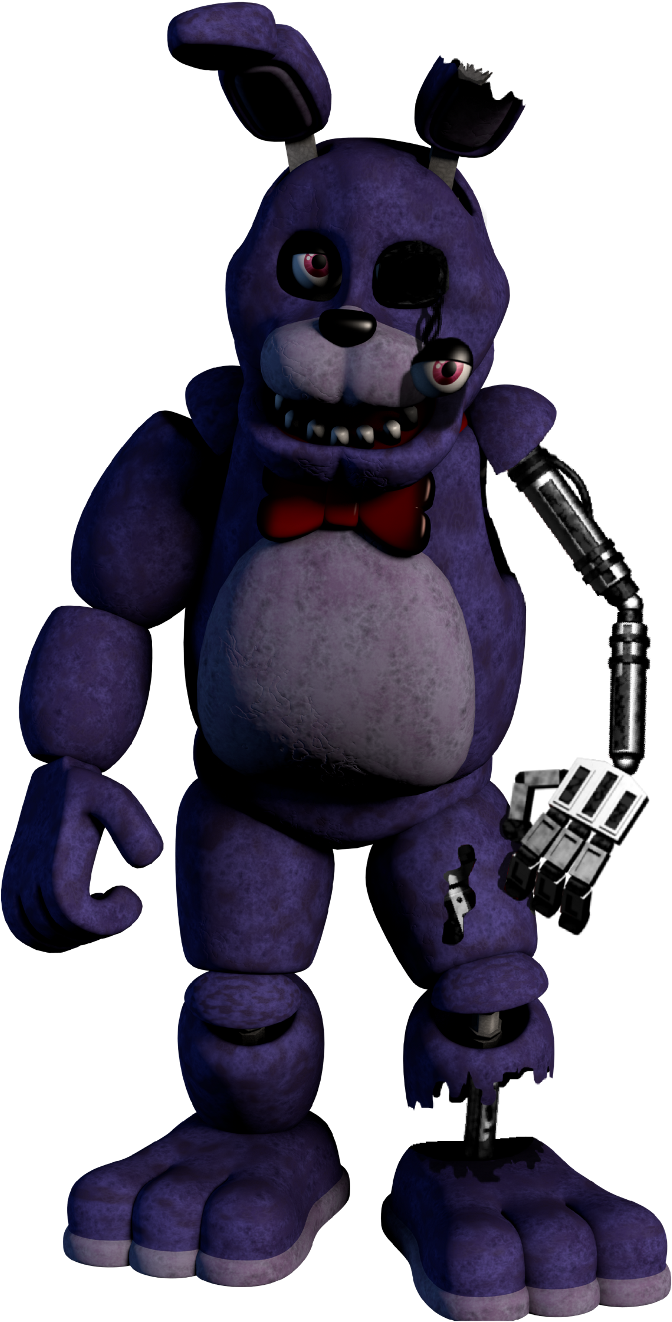 Bonnie Image - Fnaf 1 Shadow Bonnie Clipart (1024x1358), Png Download