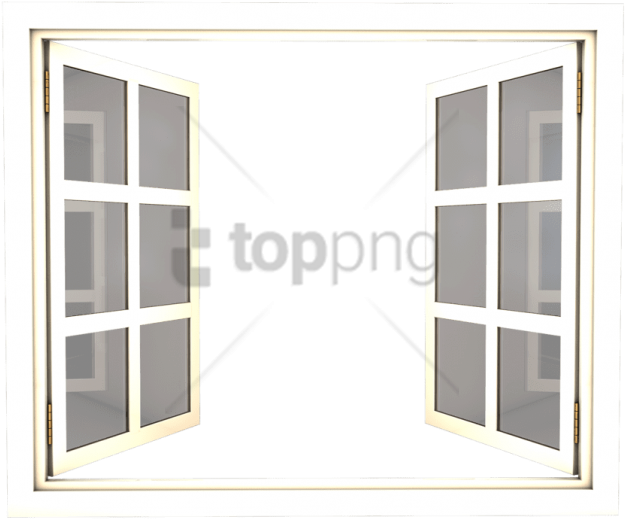 Free Png Glass Frame Png Transparent Png Image With - Open Window 3d Png Clipart (850x532), Png Download