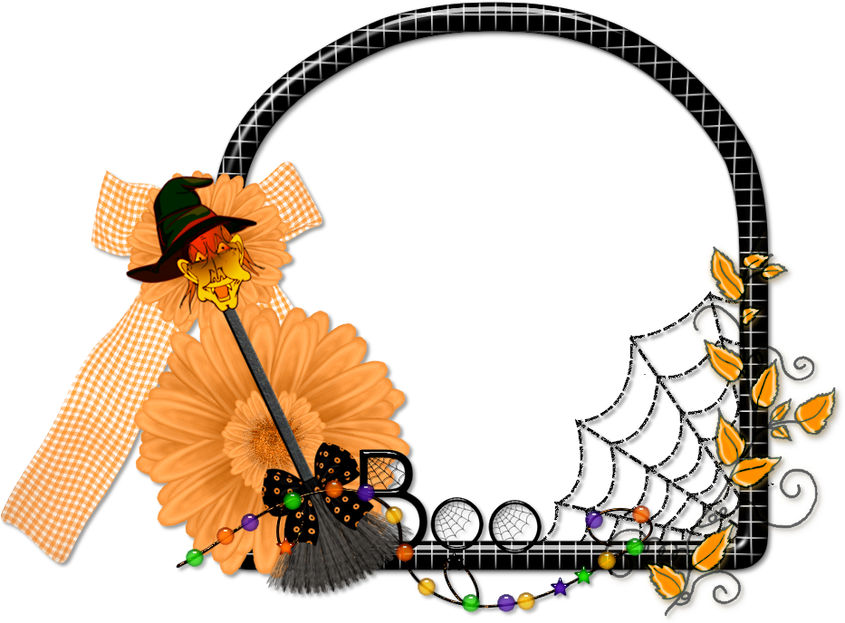 Here Is A Free To Use Halloween Cluster Frame Made - Halloween Your Facebook Profile Clipart (933x688), Png Download