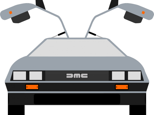 Original - Delorean Dmc-12 Clipart (640x480), Png Download