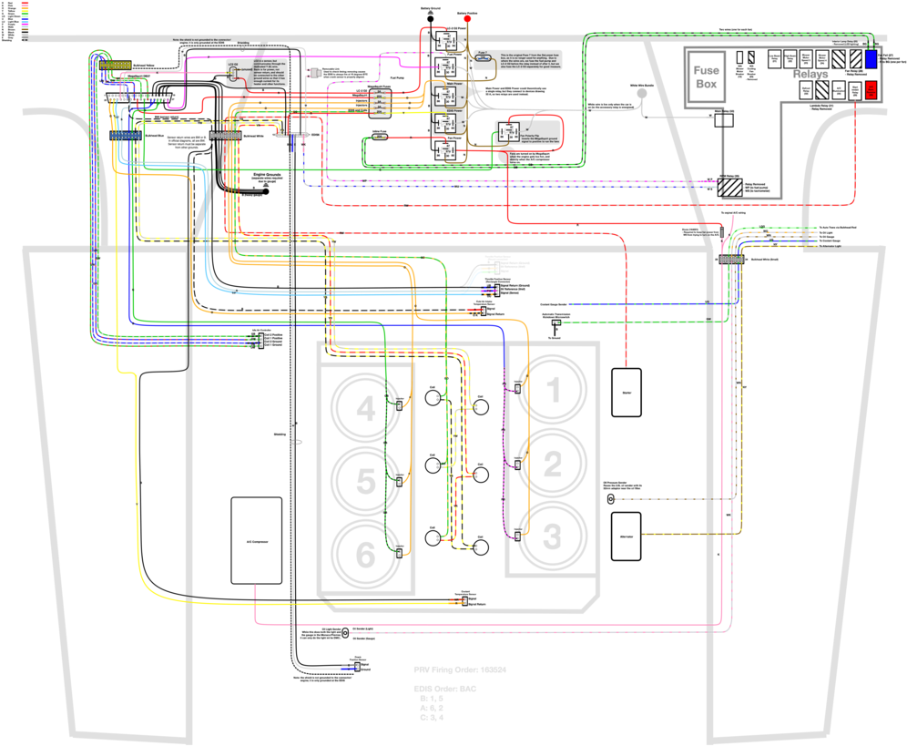Delorean Efi Wiring - Amp Research Step Wiring Diagram Clipart (996x819), Png Download