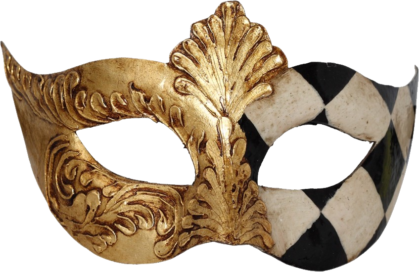Colombina Mask Clipart (847x550), Png Download