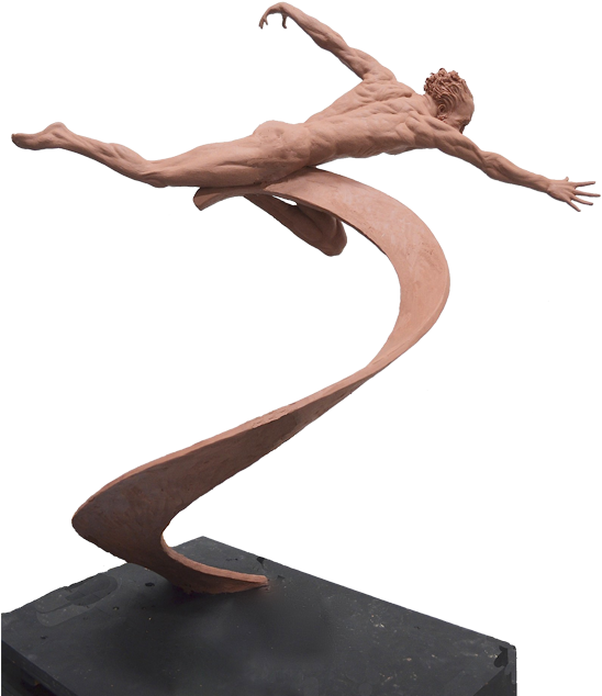 M1 - Sculpture Model Art Png Clipart (601x678), Png Download