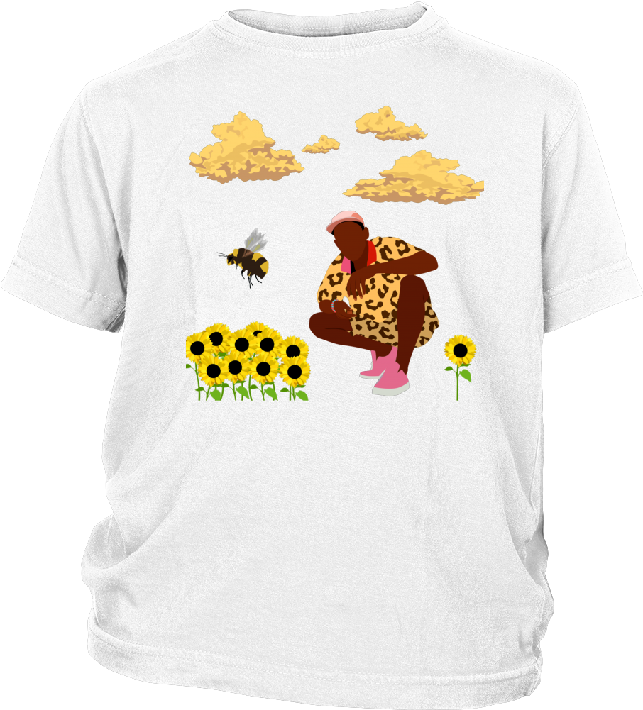 Tyler The Creator Young - Grandmasaurus T Shirt Clipart (1000x1000), Png Download