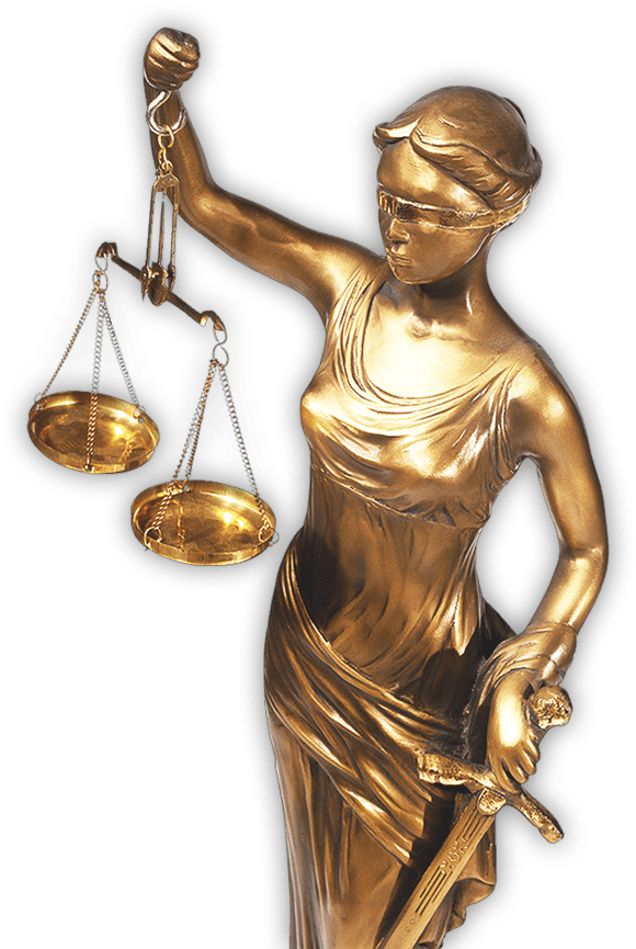 Justice Png - Gold Lady Of Justice Png Clipart (600x875), Png Download