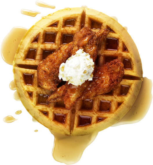 Slim Chickens - Belgian Waffle Clipart (700x700), Png Download