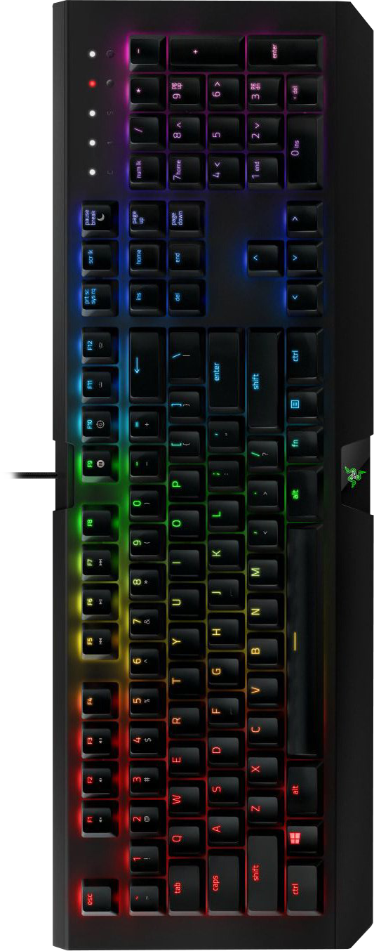 Razer Blackwidow - Electronics Clipart (533x1354), Png Download