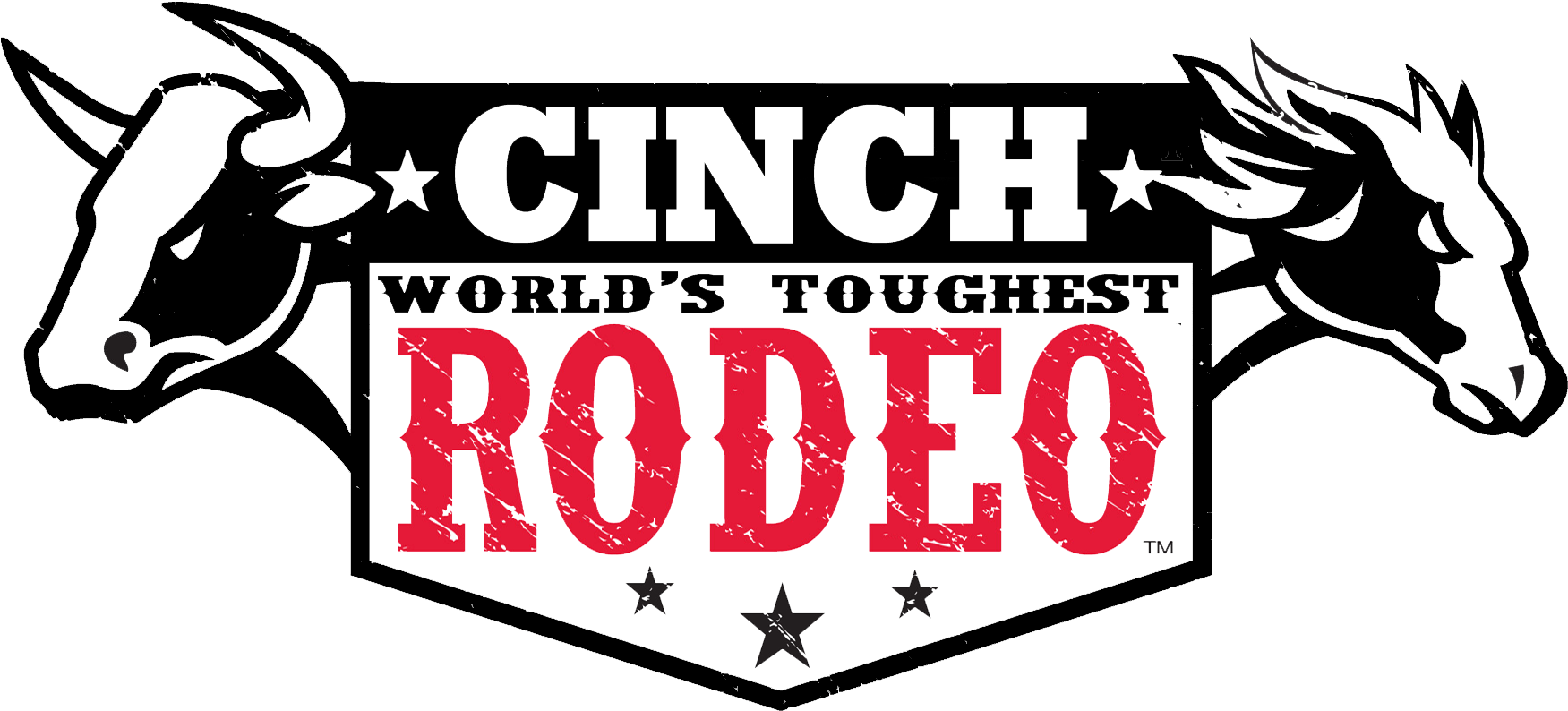Cinch World& - Cinch World's Toughest Rodeo Logo Clipart (1800x1200), Png Download