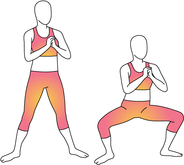 Pile Squat , Png Download - Cartoon Clipart (615x551), Png Download