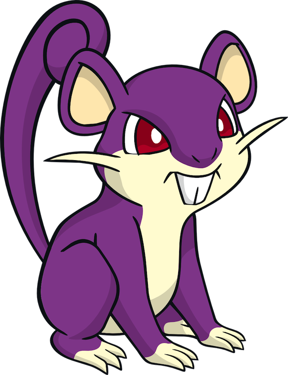 Logo Quiz - Rattata Pokemon Clipart (590x768), Png Download