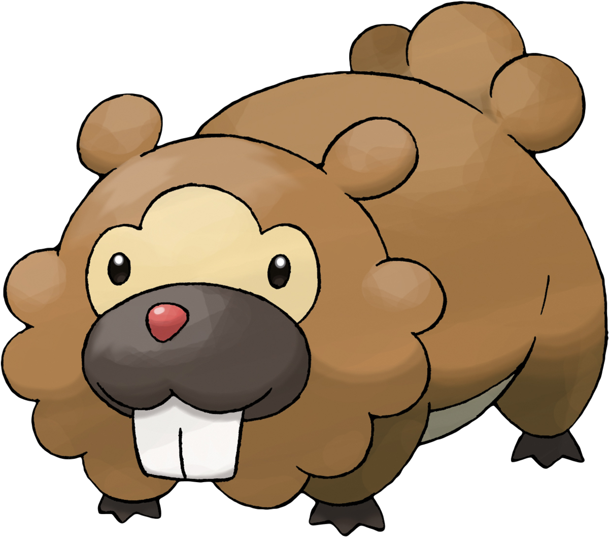 Bidoof Pokemon Clipart (1200x1200), Png Download
