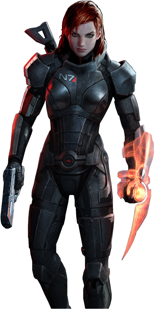 Photo Me3 Femcmdrshepard Halfportrait Zps6db27521 - Mass Effect Andromeda Female Lead Clipart (533x1024), Png Download