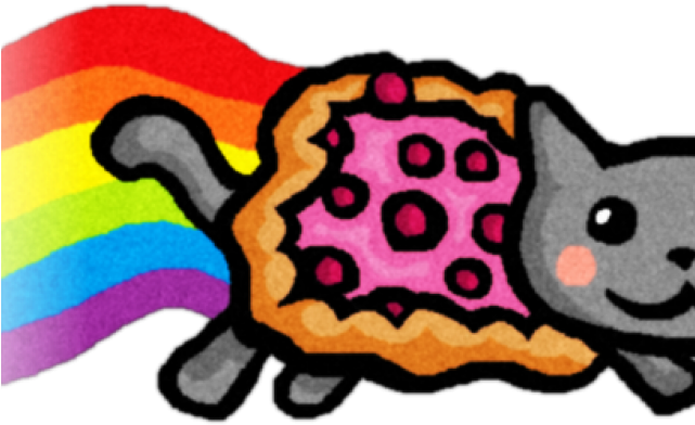 Nyan Cat Clipart Original - Library Clipart - Png Download (640x480), Png Download