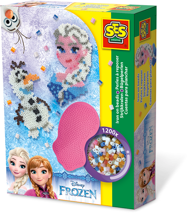Ses Iron On Beads Frozen - Perle Aquabeads Olaf Clipart (626x700), Png Download