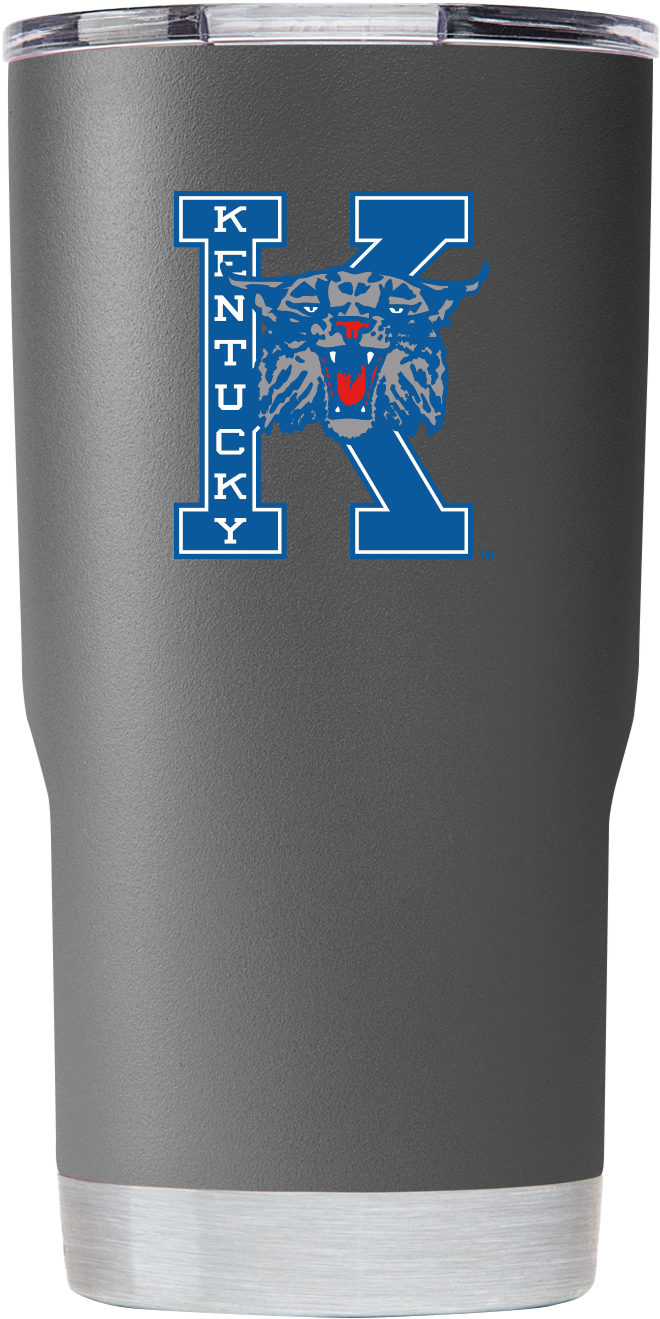 Kentucky 20 Oz Vault “k-cat” Gray Tumbler - Fictional Character Clipart (660x1319), Png Download
