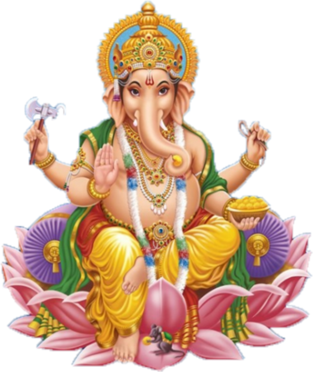 Vinayagar Sticker - Jai Ganesh Clipart (1024x1218), Png Download
