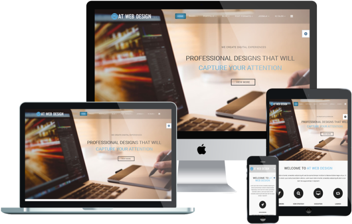 Why Small Businesses Need To Switch To Responsive Web - Free Joomla Template Electric Clipart (800x600), Png Download