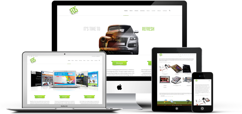 Responsive Website Design - Web Design Clipart (1030x519), Png Download