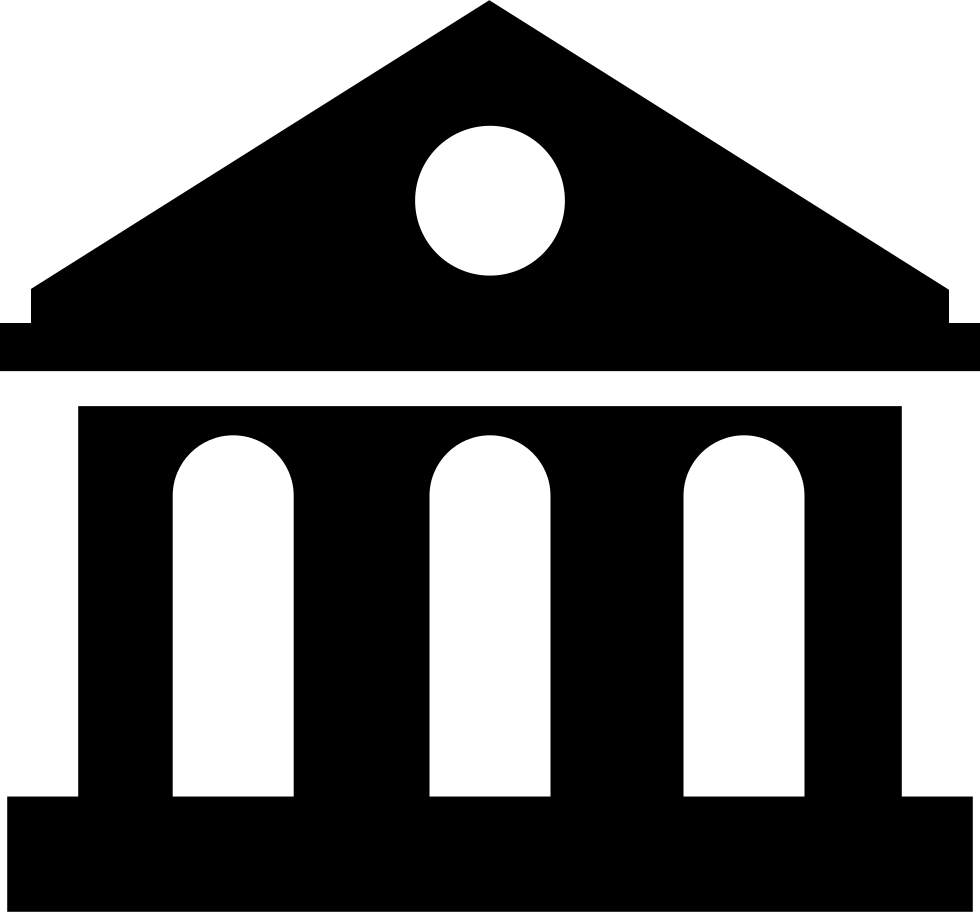 Png File Svg - Bank Building Silhouette Clipart (980x912), Png Download