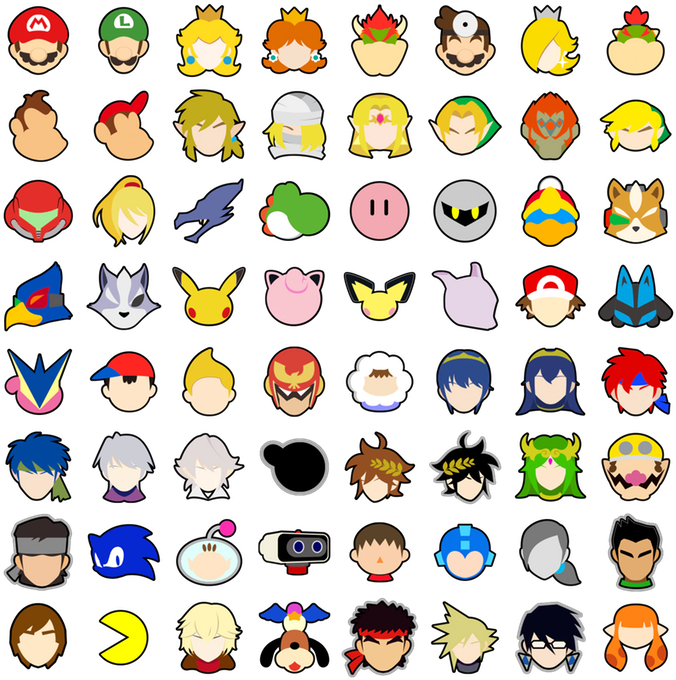 Clip Art - Super Smash Bros Ultimate Stickers - Png Download (768x768), Png Download