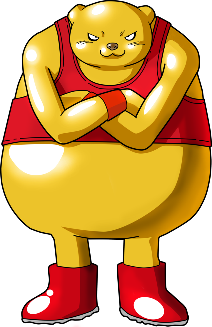 Was He Based On Winnie The Pooh - Winnie The Pooh Dragon Ball Clipart (721x1109), Png Download
