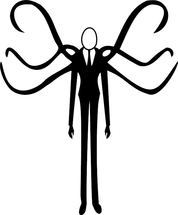 Slender Man Clipart - Png Download (570x689), Png Download