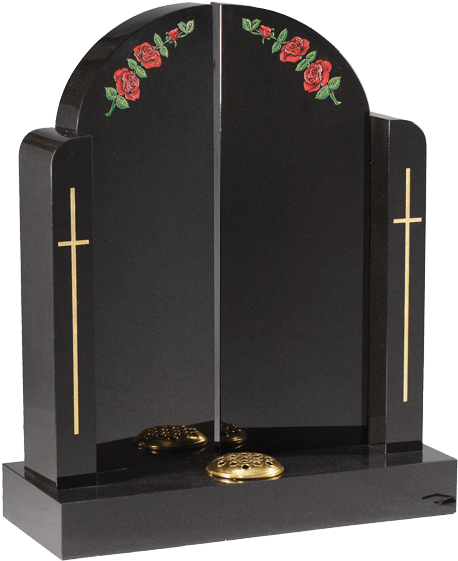 Gates Of Heaven Headstone Clipart (600x600), Png Download