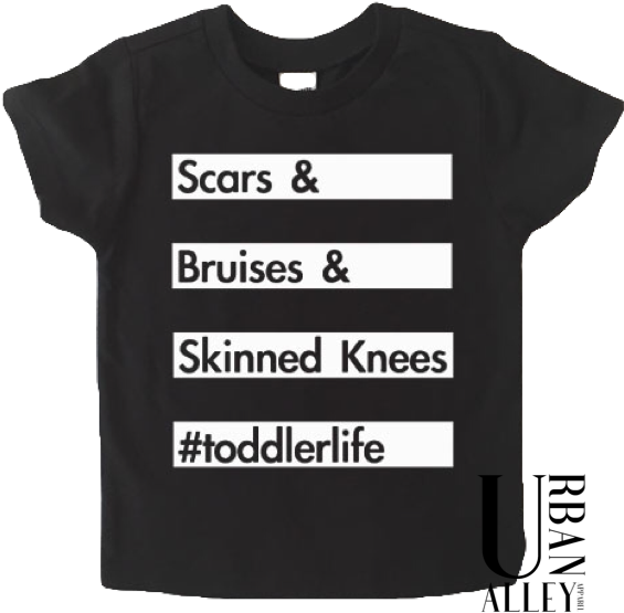 Scars, Bruises, Skinned Knees - Active Shirt Clipart (565x555), Png Download