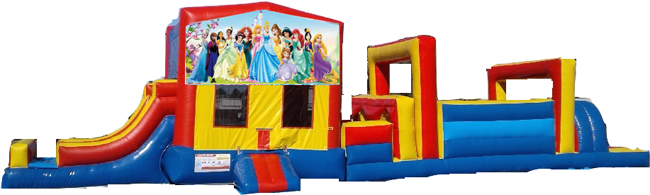 2 Lanes Combo Jumper Obstacle Game Disney Princess - Power Rangers Jumper Clipart (960x720), Png Download