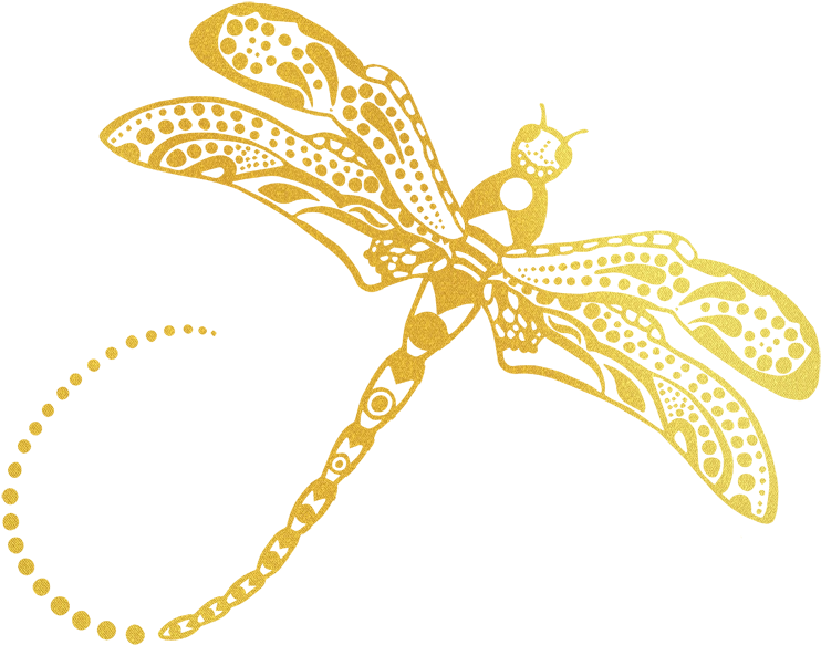 Dragonfly Clipart Golden - Dragonfly - Png Download (777x631), Png Download