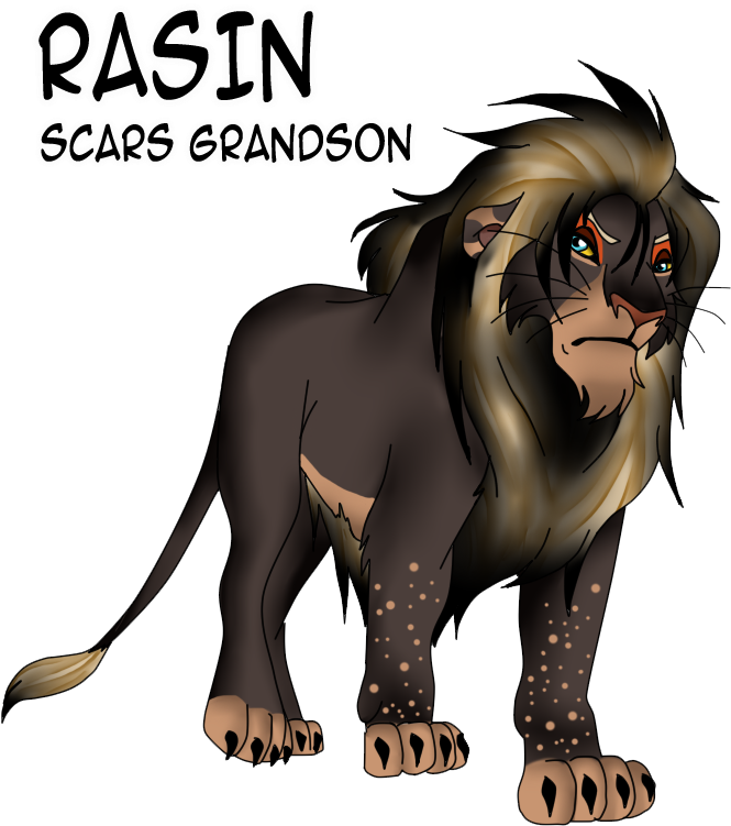 Scars Grandson Rasin - Scar's Grandson Lion King Clipart (665x751), Png Download
