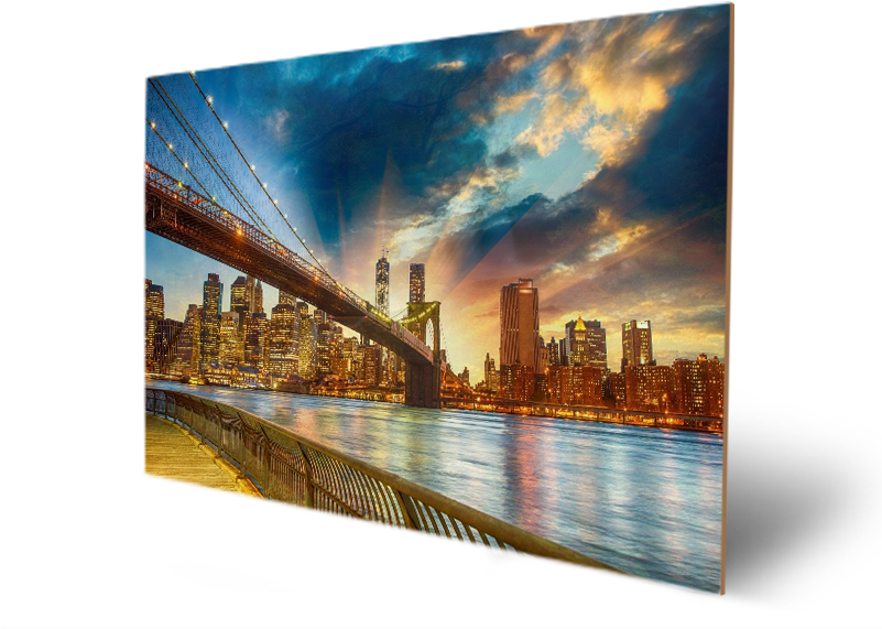 Sunset Bridge Nyc New - New York Clipart (800x600), Png Download