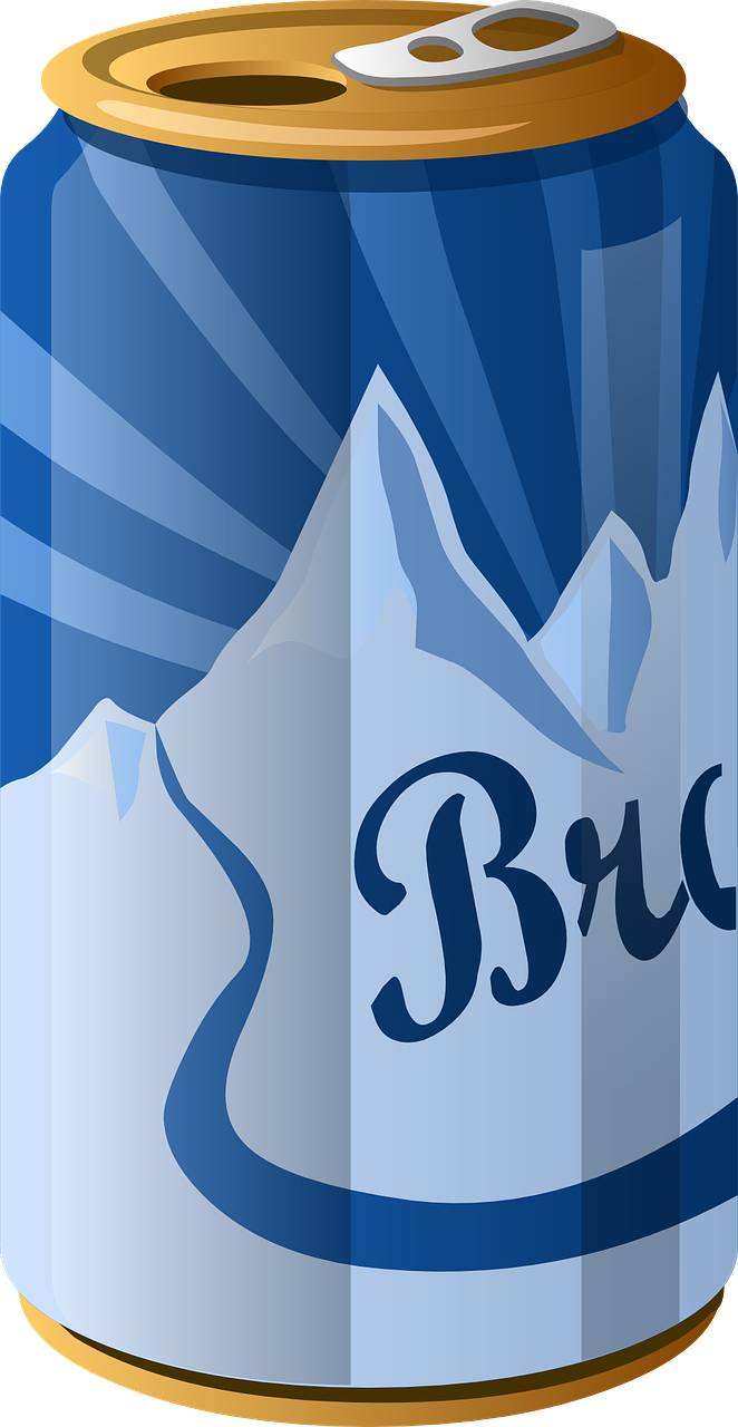 Soda Can Beer - Beer Can Png Clipart Transparent Png (662x1280), Png Download