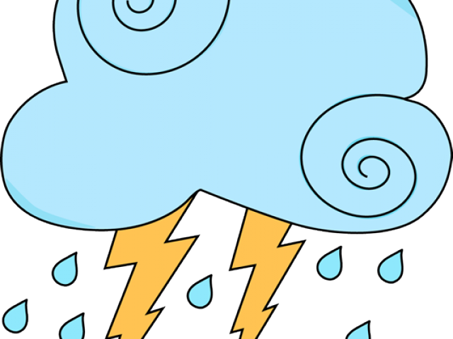 Rain Cloud Clipart - Cartoon - Png Download (640x480), Png Download