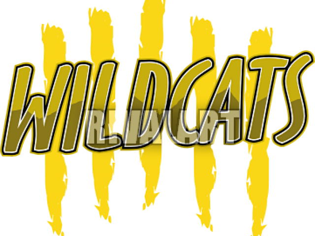 Claw Scratch Clipart Wildcat - Yellow Wildcat Logo - Png Download (640x480), Png Download