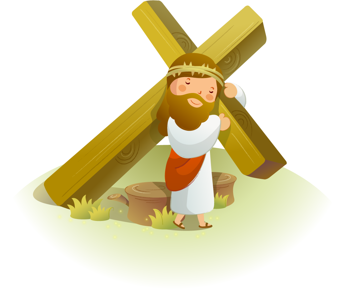 Crown Of Thorns Christianity Clip Art - Jesus En La Cruz Animado - Png Download (1500x1500), Png Download