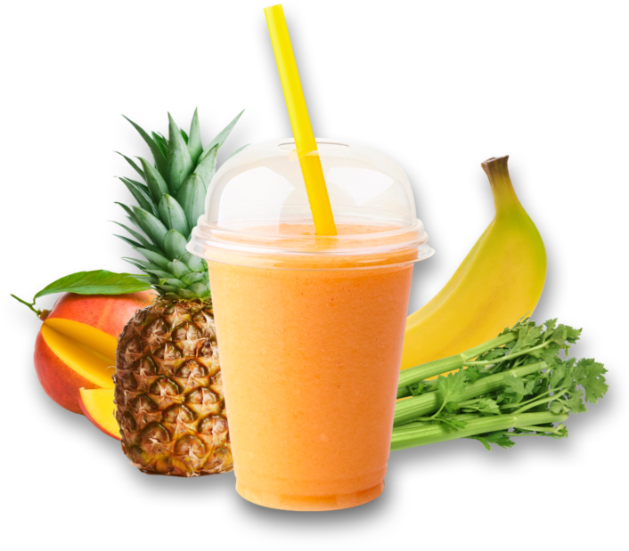Smoothie , Png Download - Fruit Clipart (706x619), Png Download