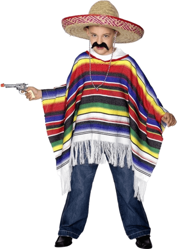 Mexican Costume For Boy , Png Download - Around The World Fancy Dress Ideas Clipart (601x847), Png Download