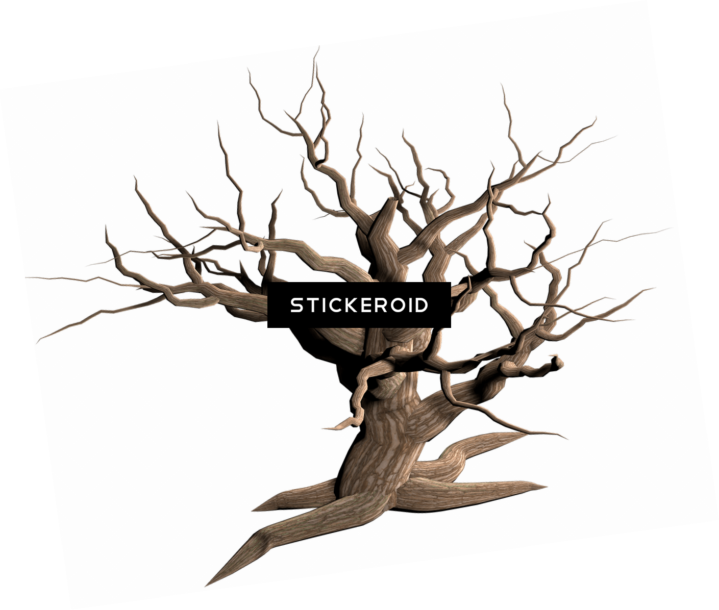 Tree Dead Branches - Dead Tree Transparent Background Clipart (1409x1196), Png Download