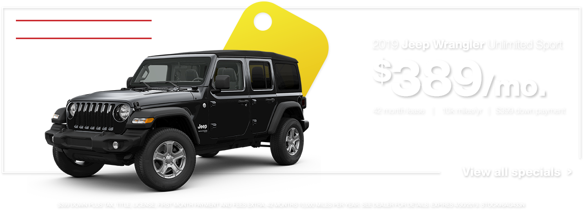 2019 Jeep Wrangler - 2018 Jeep Wrangler Unlimited Sport S 4x4 Sport Utility Clipart (1186x438), Png Download