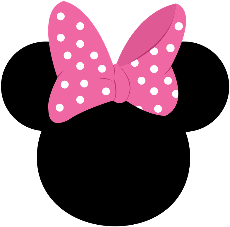 Minnie Mouse Pink Bow Png - Numero Minnie Mouse Png Clipart (900x900), Png Download