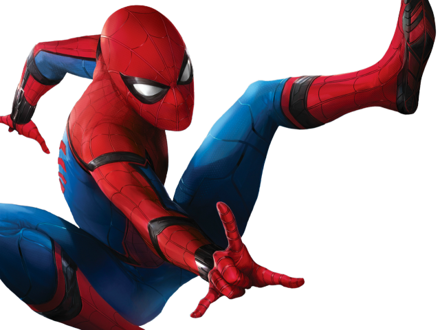 Spider Man Clipart 2017 Transparent - Tom Holland Spiderman Png (640x480), Png Download